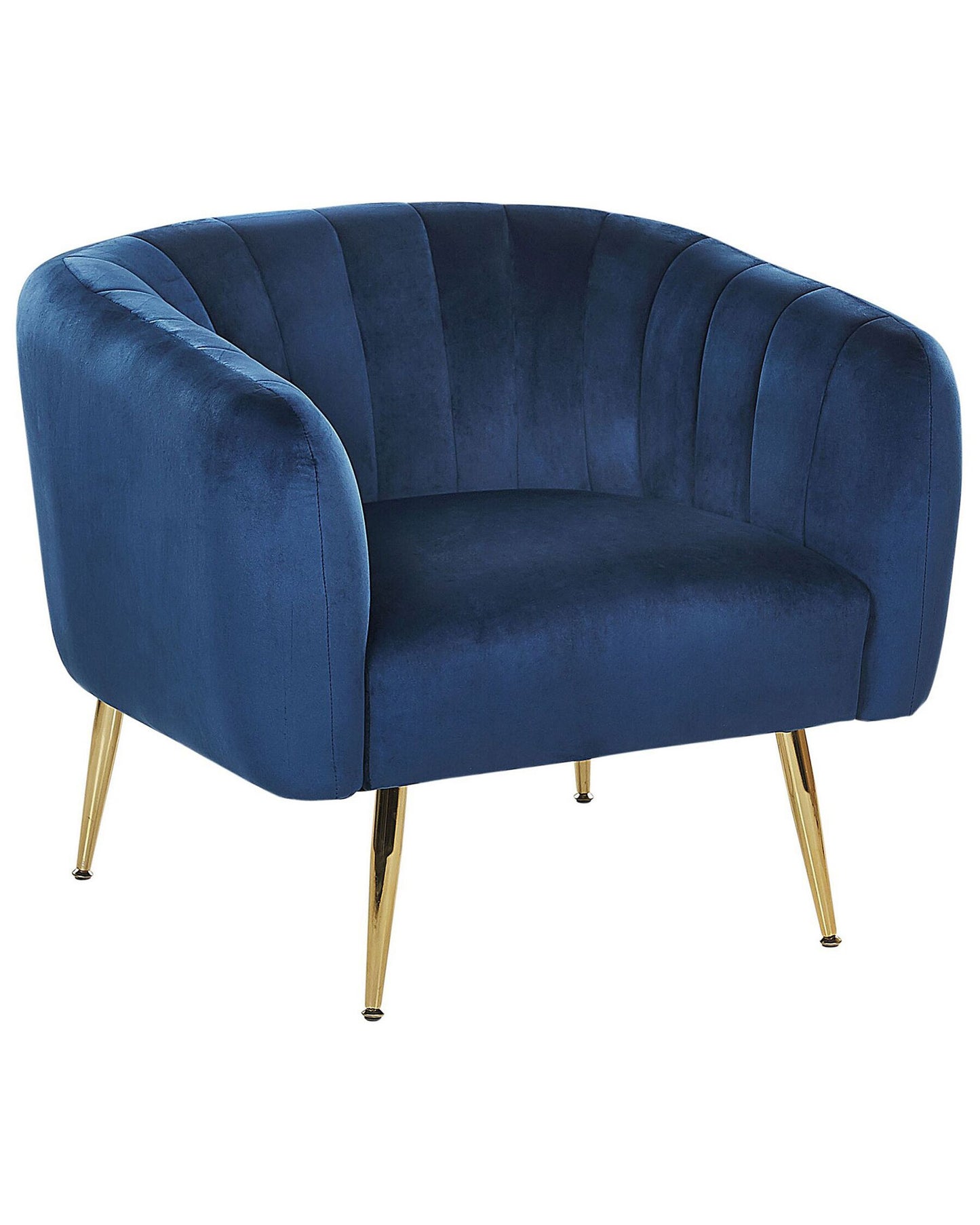 Armchair LACONIA Velvet Dark Blue