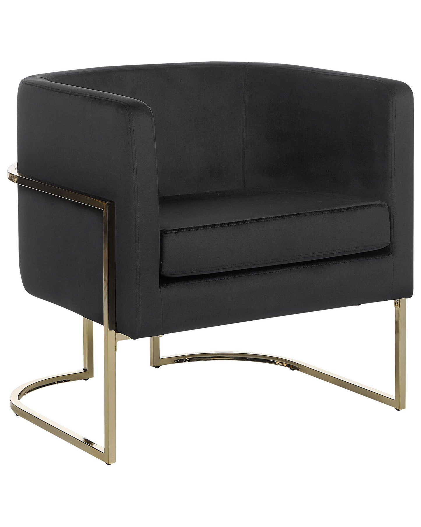 Armchair SIRKKA Velvet Black