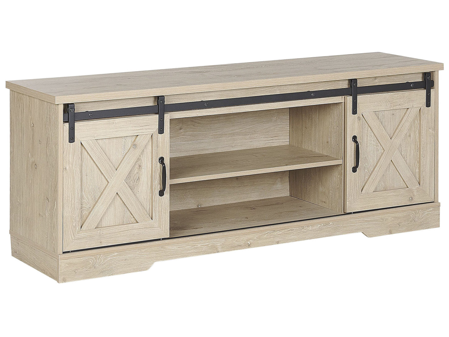TV Stand Light Wood ULAN