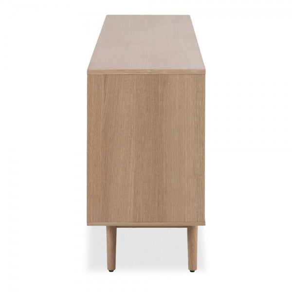 Aston Sideboard, Oak - With its Scandinavian design, the Aston Sideboard is a timeless and elegant solution to your storage needs