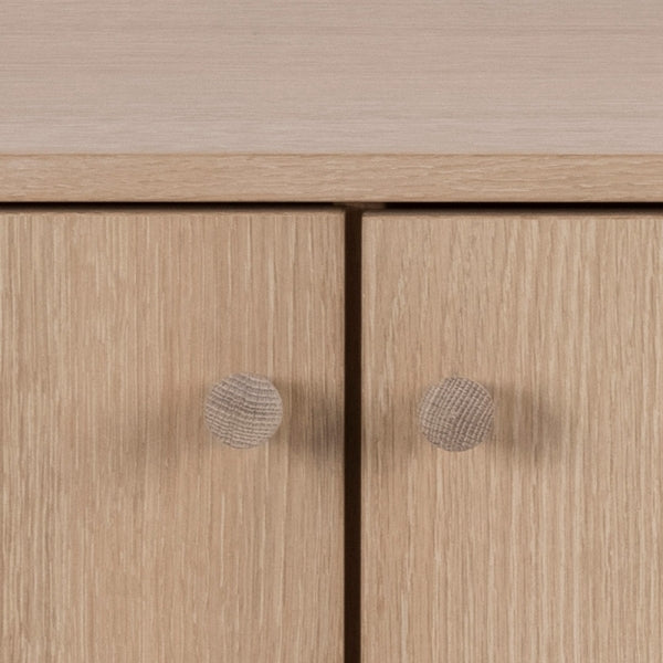Aston Sideboard, Oak - With its Scandinavian design, the Aston Sideboard is a timeless and elegant solution to your storage needs
