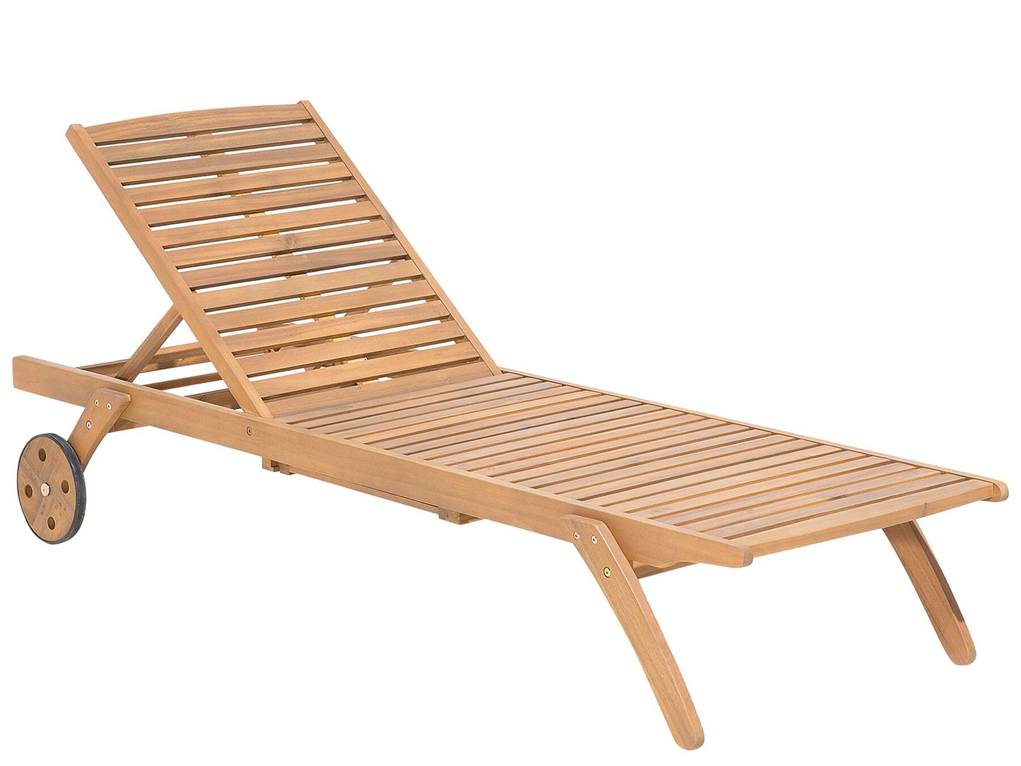 Wooden Reclining Sun Lounger CESANA