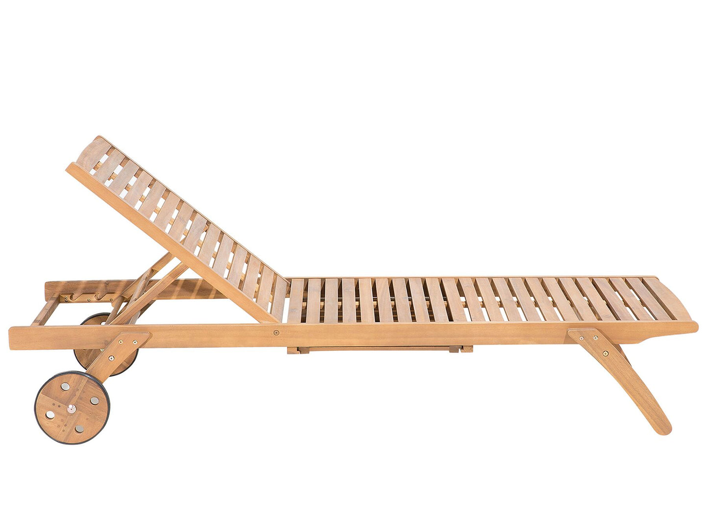 Wooden Reclining Sun Lounger CESANA