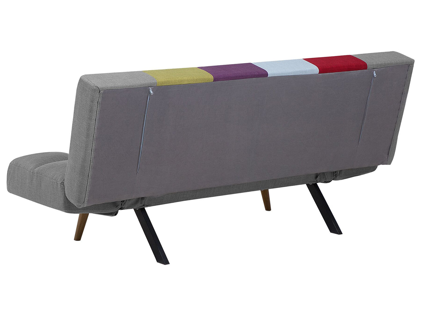 Fabric Sofa Bed Multicolour Patchwork INGARO