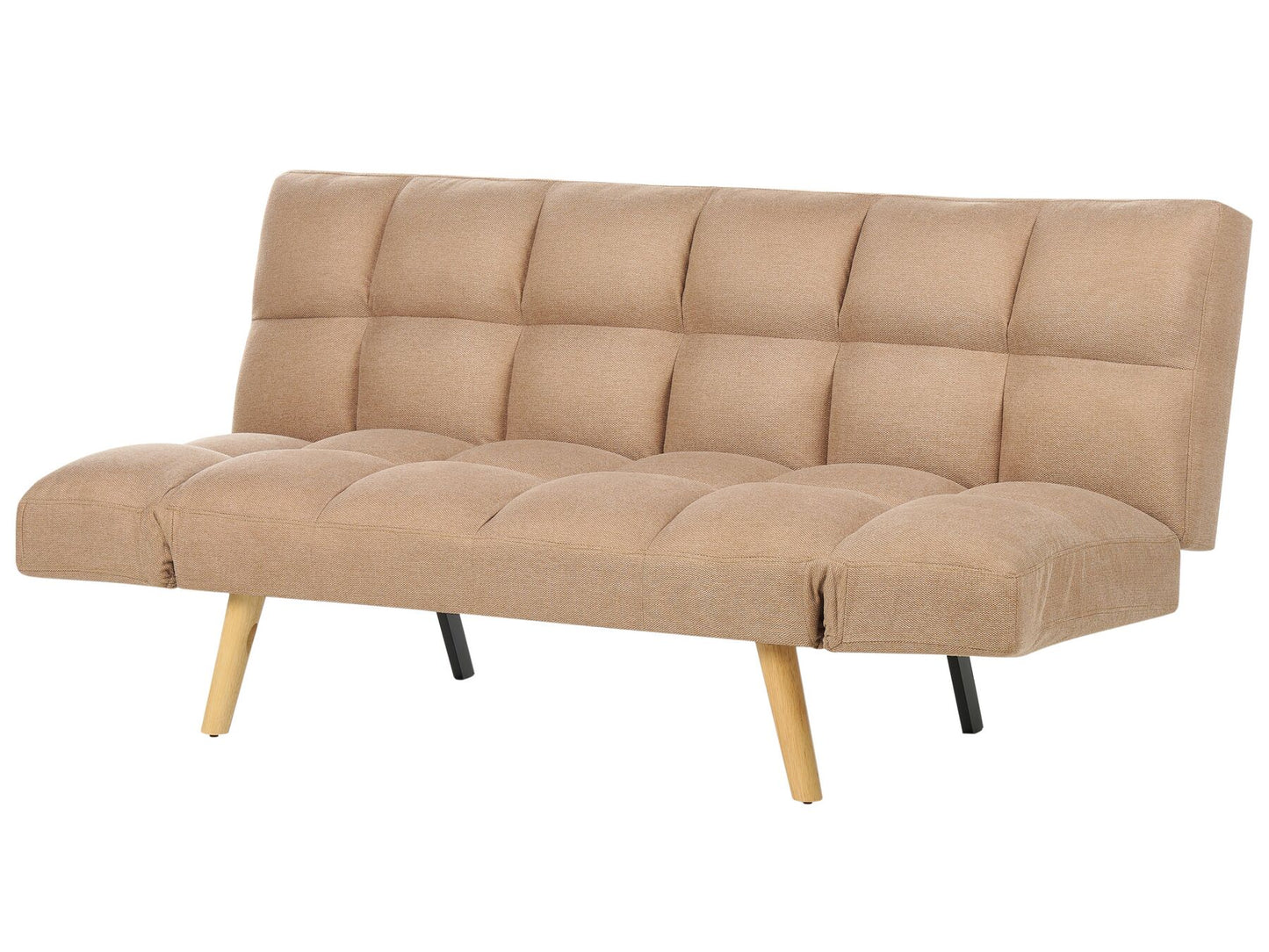 Fabric Sofa Bed Brown INGARO