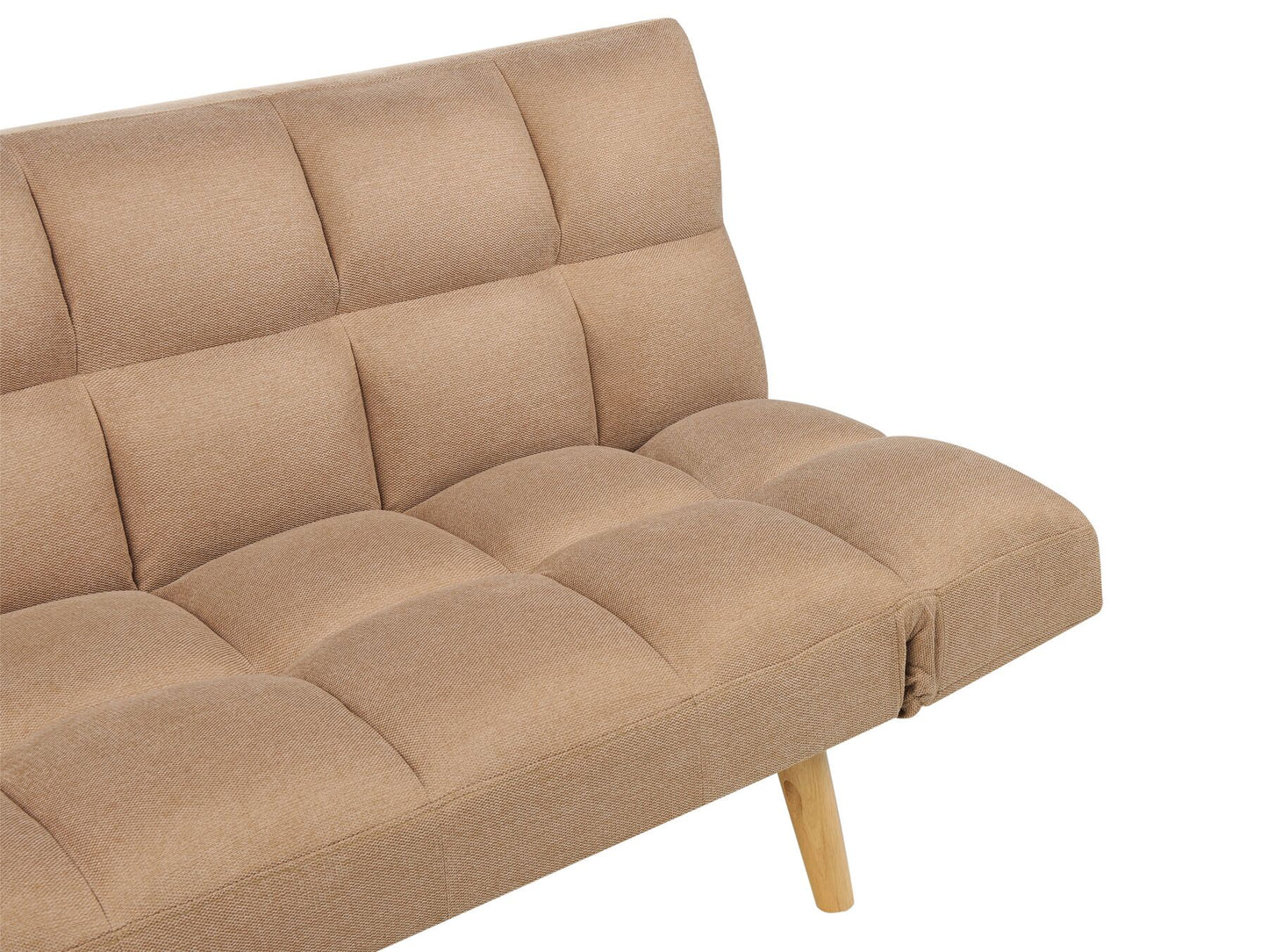 Fabric Sofa Bed Brown INGARO