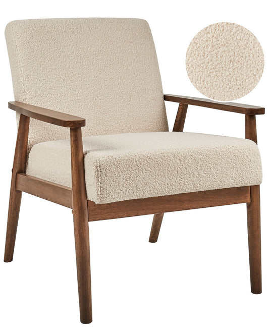 Armchair ESRUM Boucle Beige