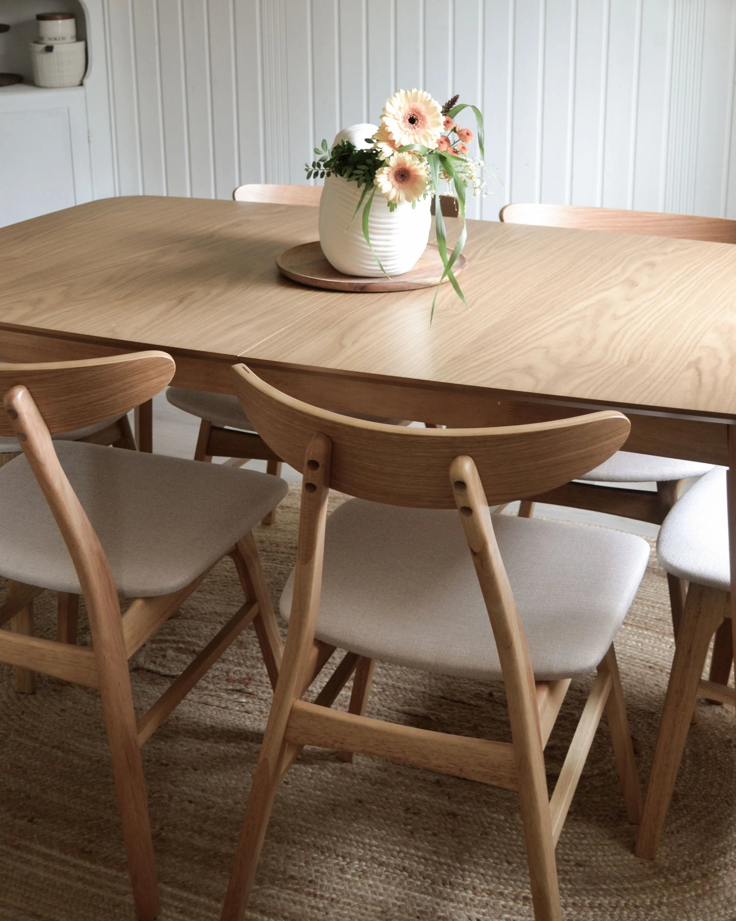 Extending Dining Table 120/150 x 75 cm Light Wood MADOX