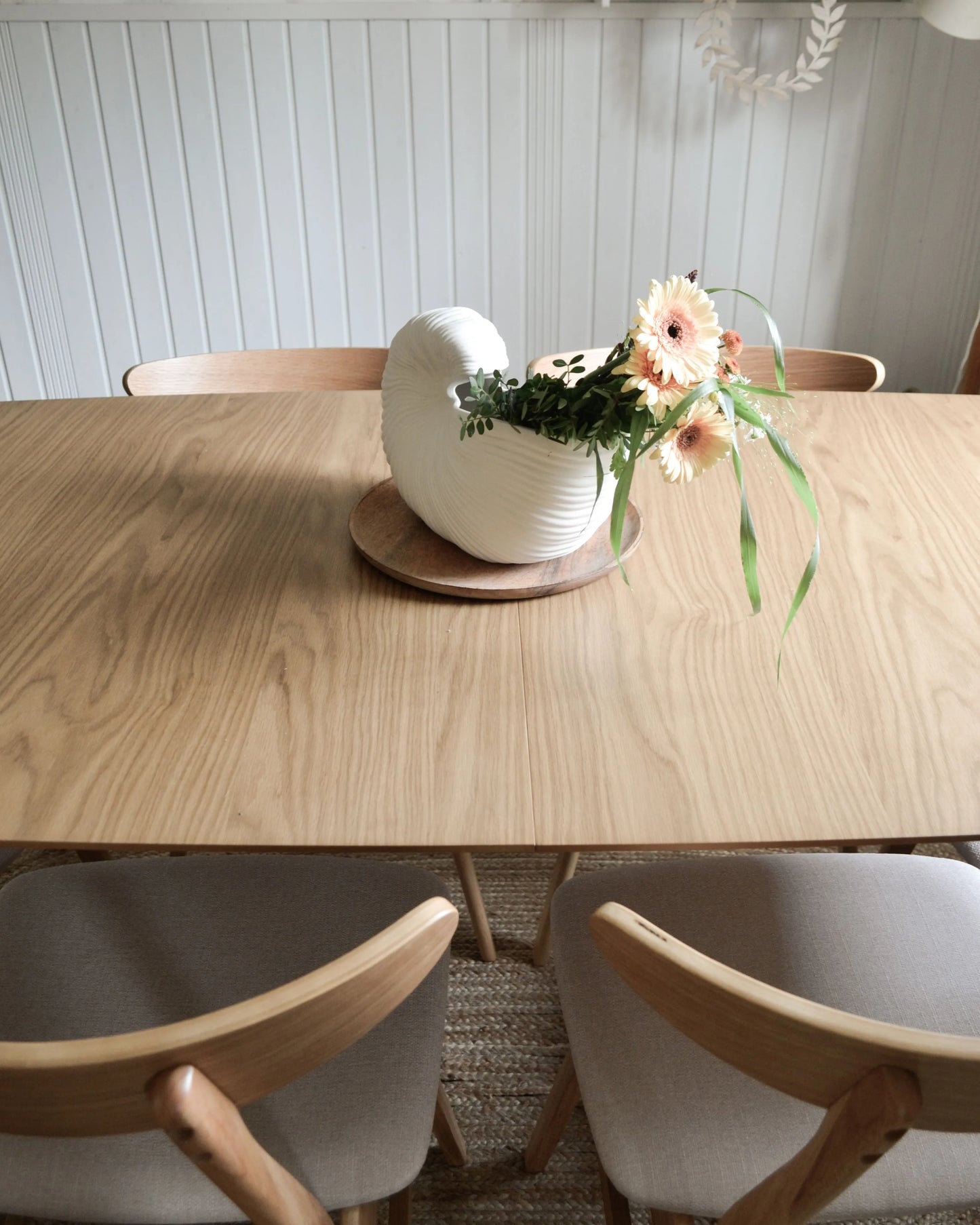Extending Dining Table 120/150 x 75 cm Light Wood MADOX