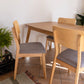 Extending Dining Table 120/150 x 75 cm Light Wood MADOX