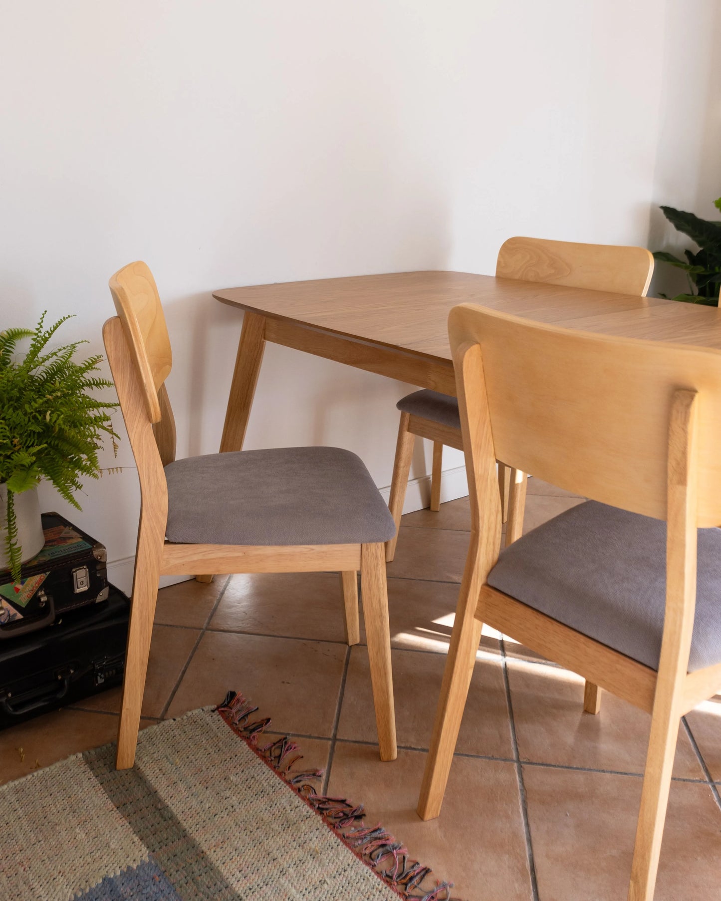Extending Dining Table 120/150 x 75 cm Light Wood MADOX