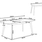 Extending Dining Table 120/150 x 75 cm Light Wood MADOX