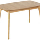 Extending Dining Table 120/150 x 75 cm Light Wood MADOX