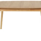 Extending Dining Table 120/150 x 75 cm Light Wood MADOX