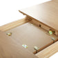 Extending Dining Table 120/150 x 75 cm Light Wood MADOX
