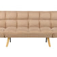 Fabric Sofa Bed Brown INGARO