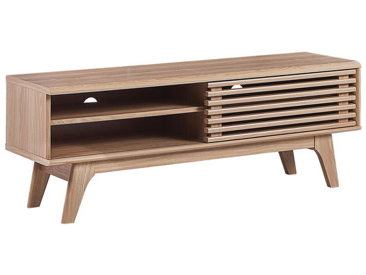 TV Stand Light Wood TOLEDO