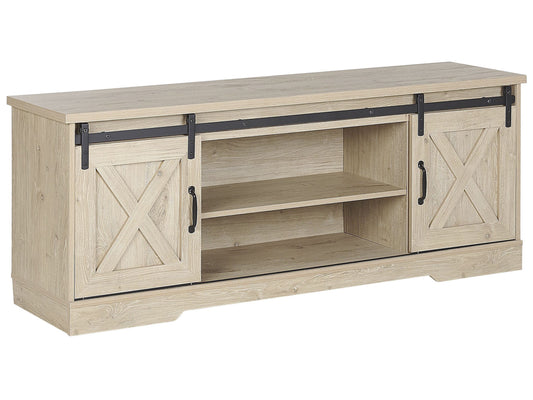 TV Stand Light Wood ULAN
