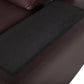 2 seater faux leather sofa brown vogar