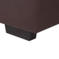 2 seater faux leather sofa brown vogar