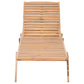 Wooden Reclining Sun Lounger CESANA