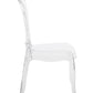 Set Of 2 Accent Chairs Acrylic Clear Vermont