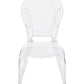 Set Of 2 Accent Chairs Acrylic Clear Vermont