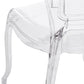 Set Of 2 Accent Chairs Acrylic Clear Vermont