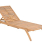 Wooden Reclining Sun Lounger CESANA
