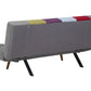 Fabric Sofa Bed Multicolour Patchwork INGARO