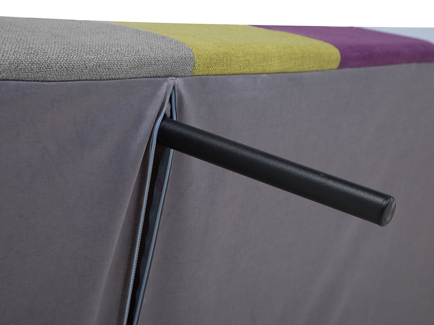 Fabric Sofa Bed Multicolour Patchwork INGARO
