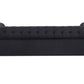 3 seater fabric sofa graphite grey chesterfield