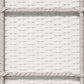 lounge set sano pe rattan light grey left hand 4 seater