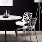 Plastic Garden Dining Chair White Morgan