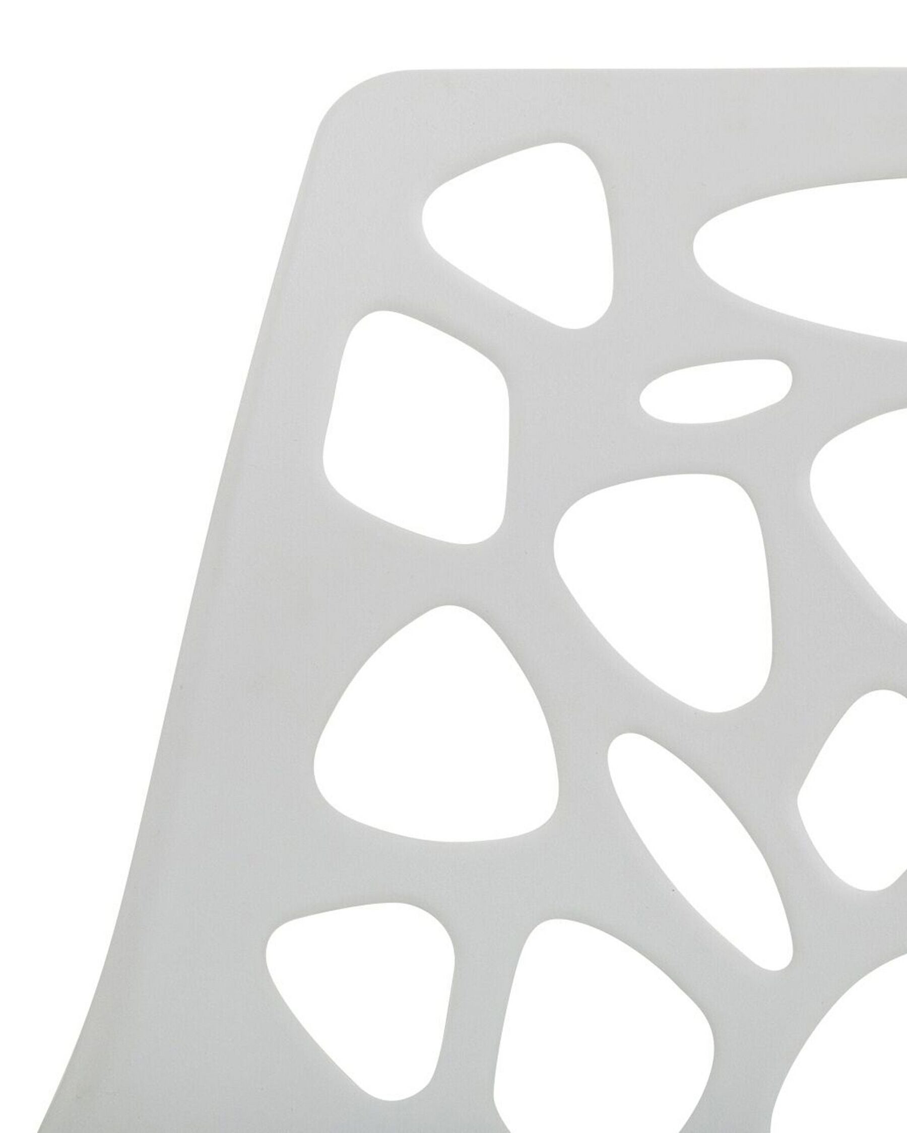 Plastic Garden Dining Chair White Morgan