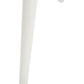 Plastic Garden Dining Chair White Morgan