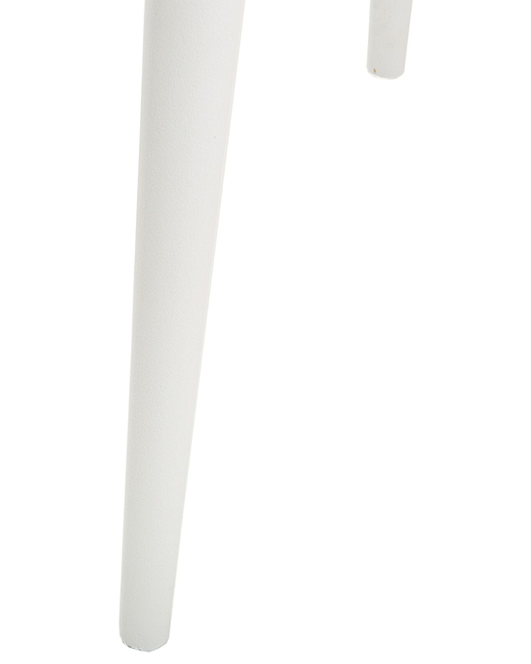 Plastic Garden Dining Chair White Morgan