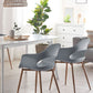 Set Of 2 Dining Chairs Grey Utica