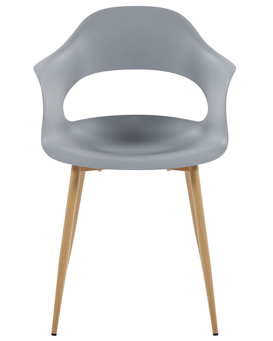 Set Of 2 Dining Chairs Grey Utica