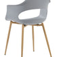 Set Of 2 Dining Chairs Grey Utica