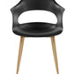 Set Of 2 Dining Chairs Black Utica