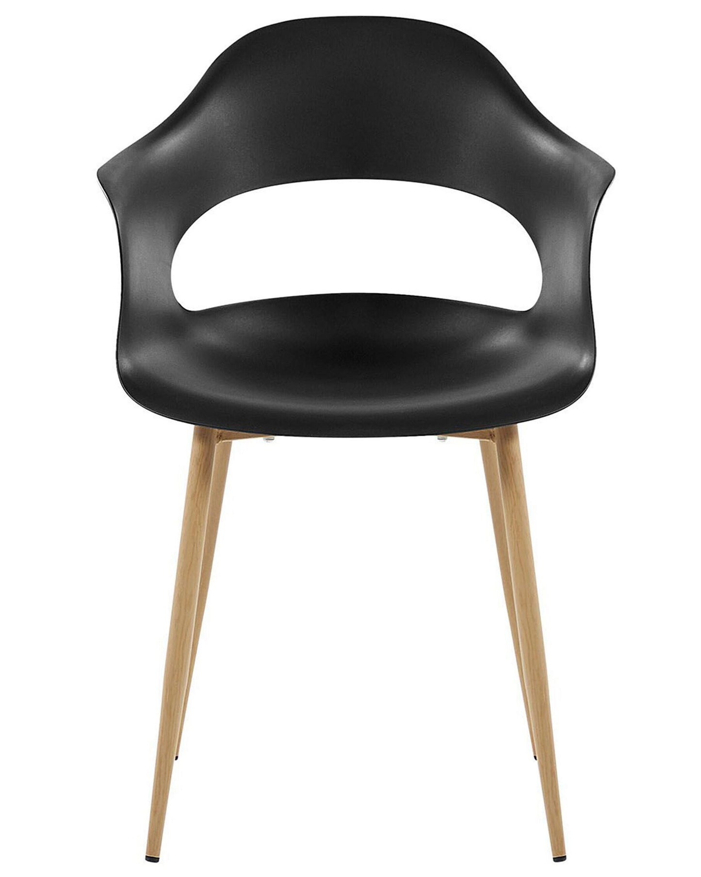Set Of 2 Dining Chairs Black Utica