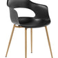 Set Of 2 Dining Chairs Black Utica