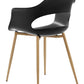 Set Of 2 Dining Chairs Black Utica