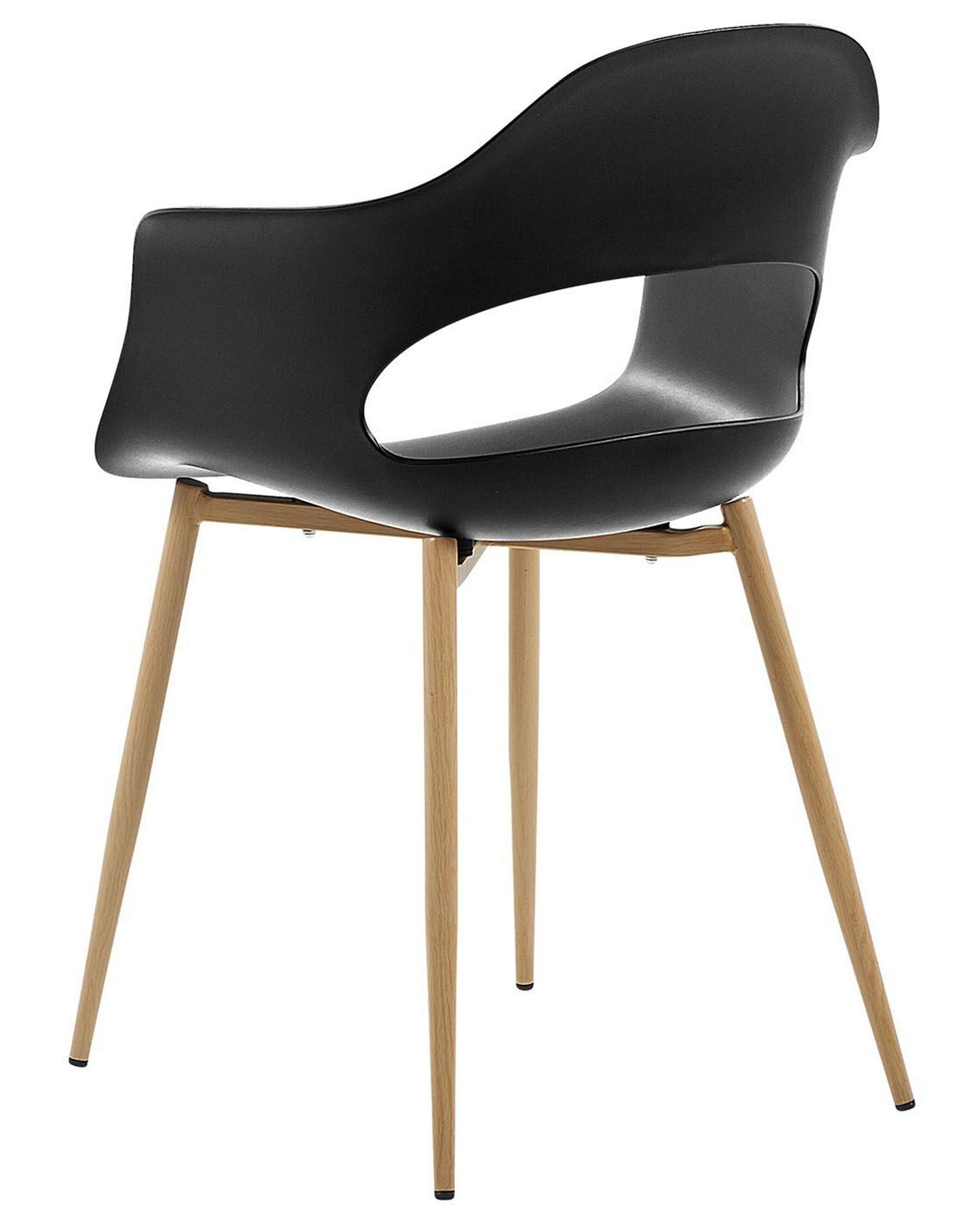 Set Of 2 Dining Chairs Black Utica