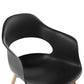 Set Of 2 Dining Chairs Black Utica