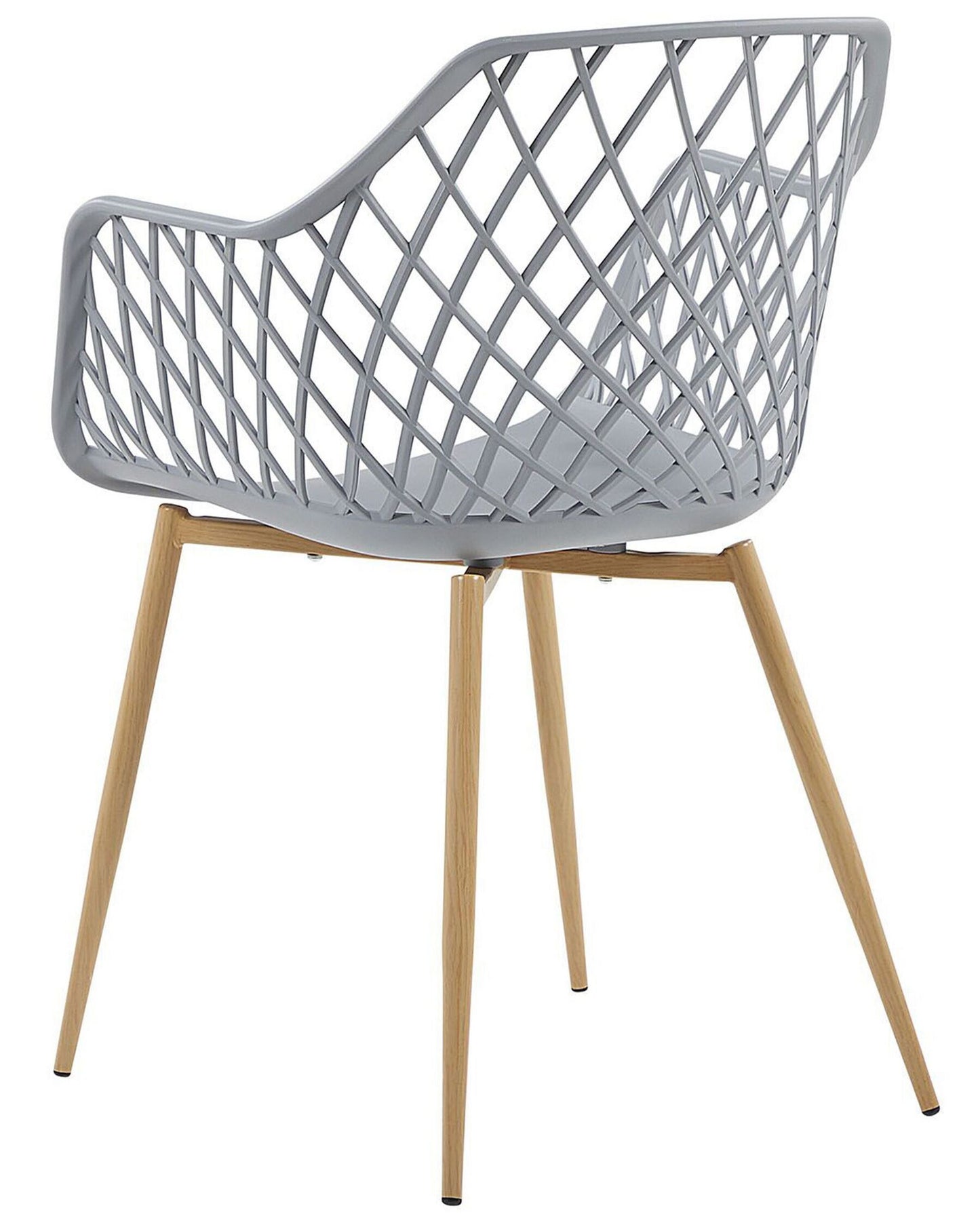Set Of 2 Dining Chairs Grey Nashua