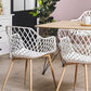 Set Of 2 Dining Chairs White Nashua