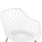 Set Of 2 Dining Chairs White Nashua