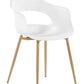 Set Of 2 Dining Chairs White Utica